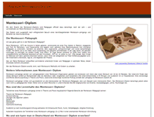 Tablet Screenshot of montessoridiplom.de